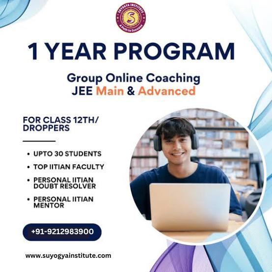 JEE Main 1 year program